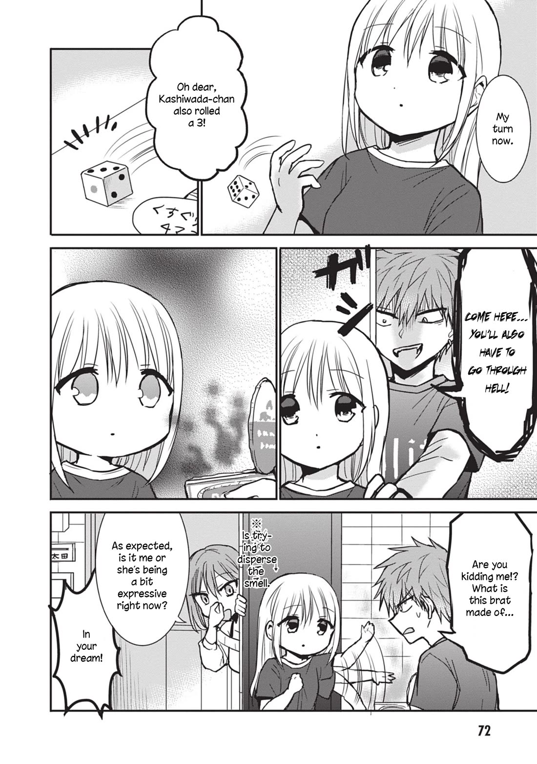 Expressionless Face Girl and Emotional Face Boy Chapter 82 page 4 - Chapter 82: Kashiwada-san, Oota-kun and board game