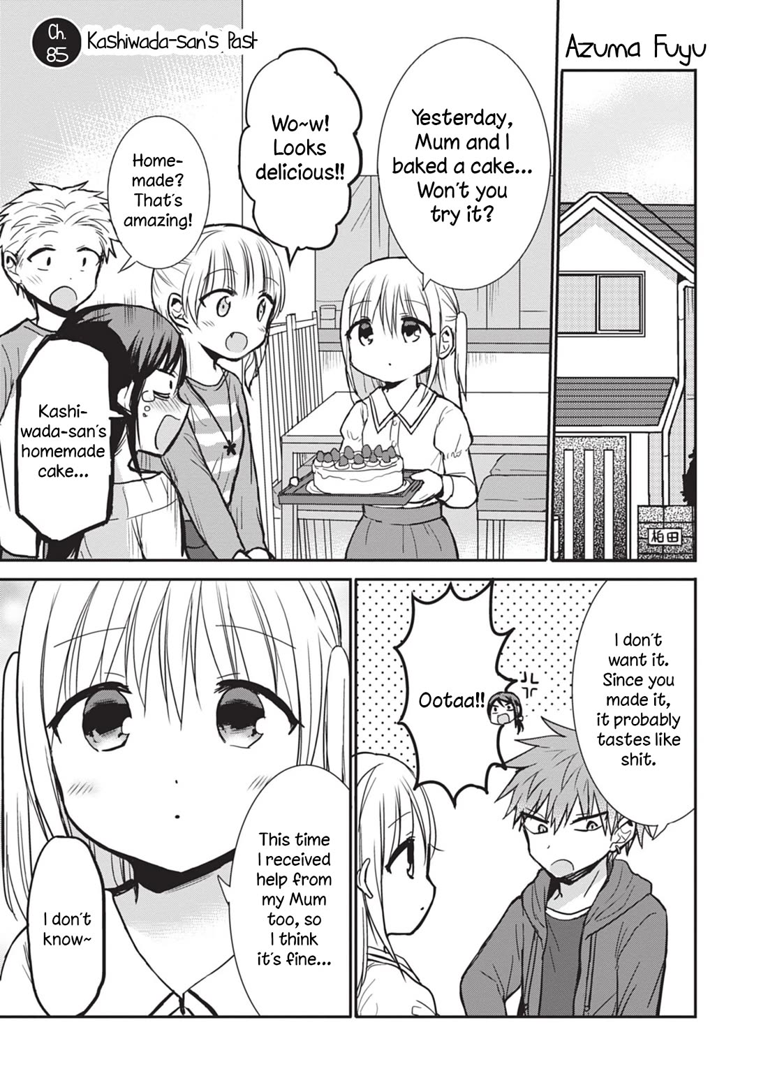 Expressionless Face Girl and Emotional Face Boy Chapter 85 page 1 - Chapter 85: Kashiwada-san's Past