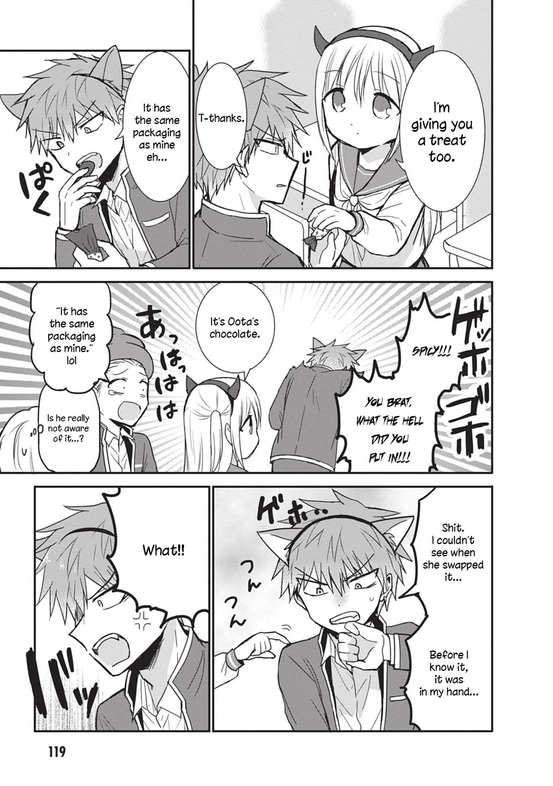 Expressionless Face Girl and Emotional Face Boy Chapter 86 page 5 - Chapter 86: Kashiwada-san, Oota-kun and Halloween