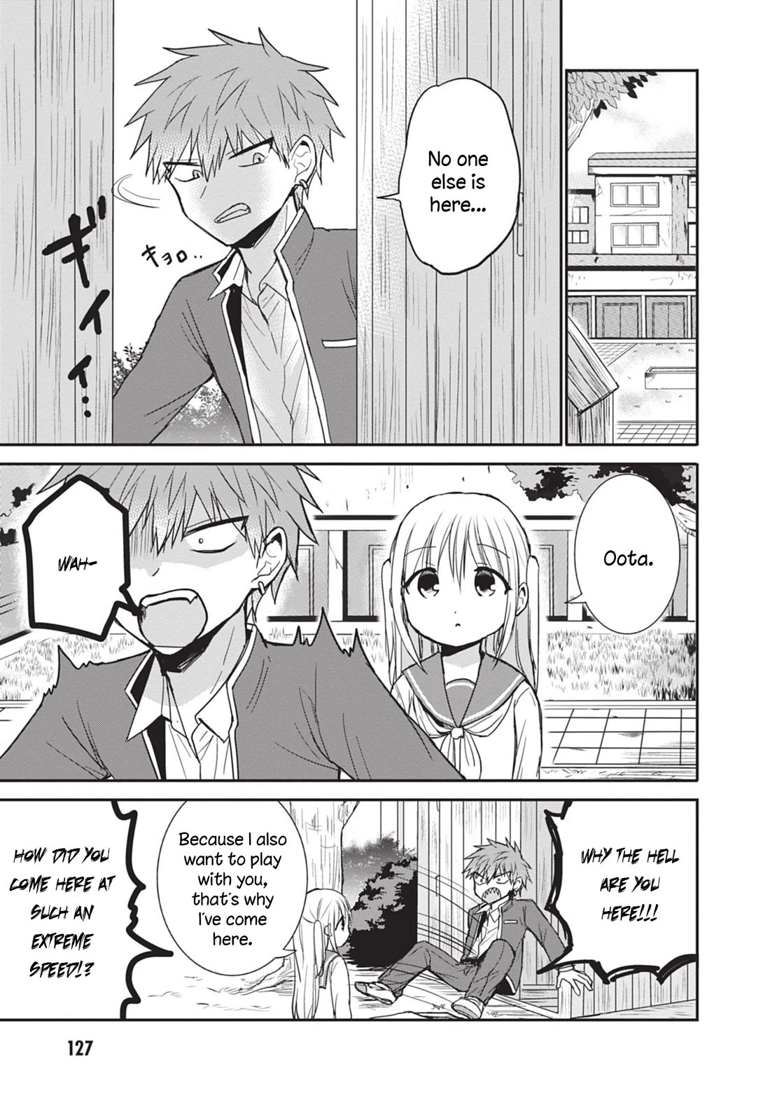 Expressionless Face Girl and Emotional Face Boy Chapter 87 page 3 - Chapter 87: Oota-kun and Secret Base