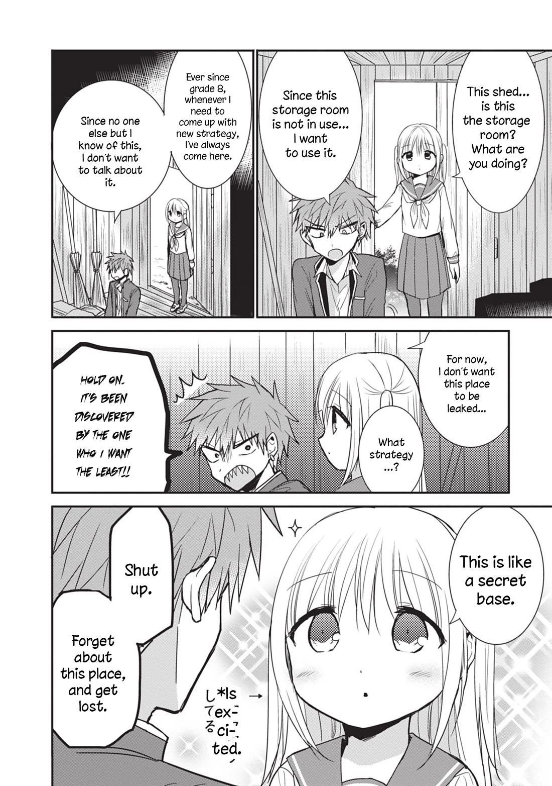 Expressionless Face Girl and Emotional Face Boy Chapter 87 page 4 - Chapter 87: Oota-kun and Secret Base