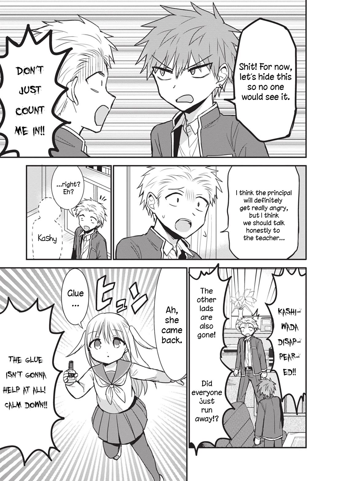 Expressionless Face Girl and Emotional Face Boy Chapter 88 page 9 - Chapter 88: Kashiwada-san's Big Crisis