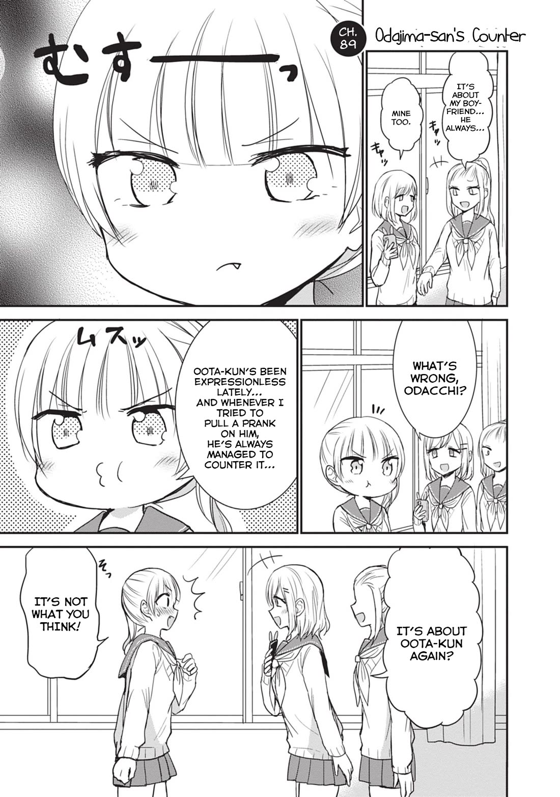 Expressionless Face Girl and Emotional Face Boy Chapter 89 page 1 - Chapter 89: Odajima-san's Counter