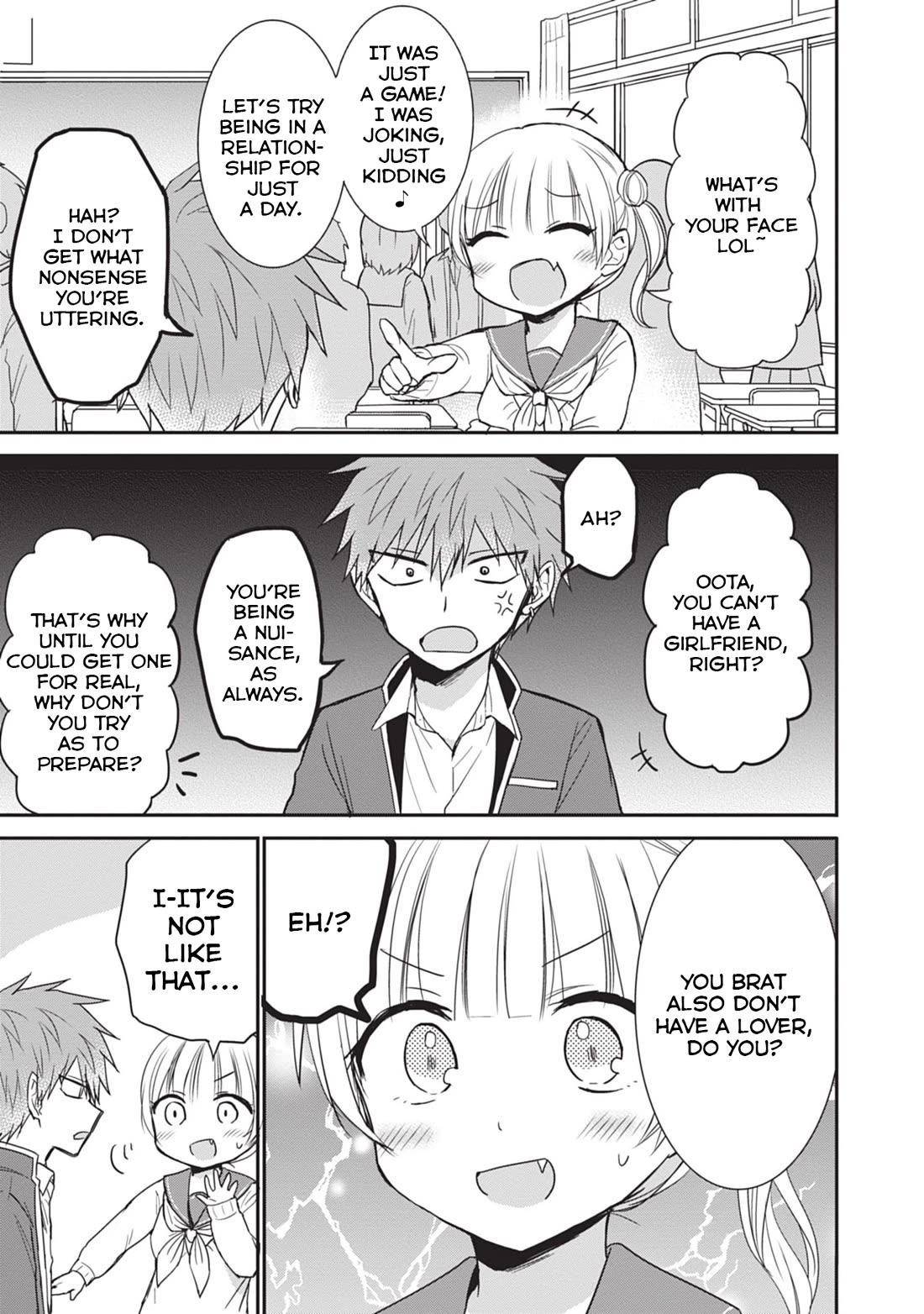 Expressionless Face Girl and Emotional Face Boy Chapter 89 page 3 - Chapter 89: Odajima-san's Counter