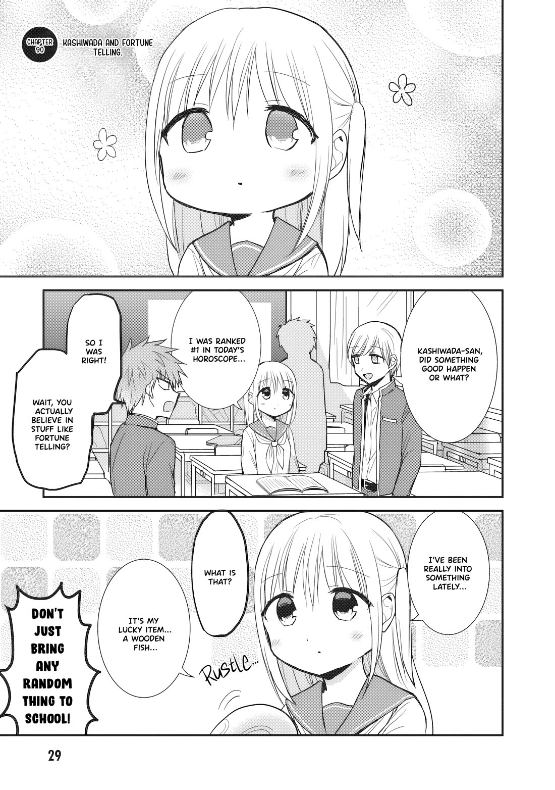 Expressionless Face Girl and Emotional Face Boy Chapter 90 page 2 - Chapter 90: Kashiwada and fortune telling