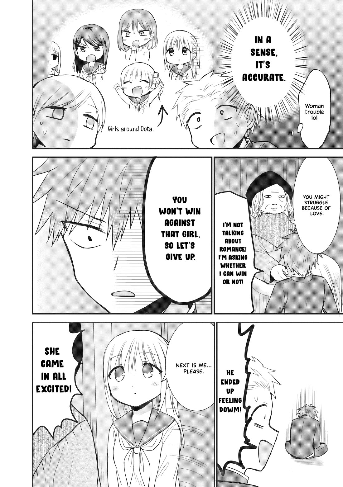 Expressionless Face Girl and Emotional Face Boy Chapter 90 page 7 - Chapter 90: Kashiwada and fortune telling