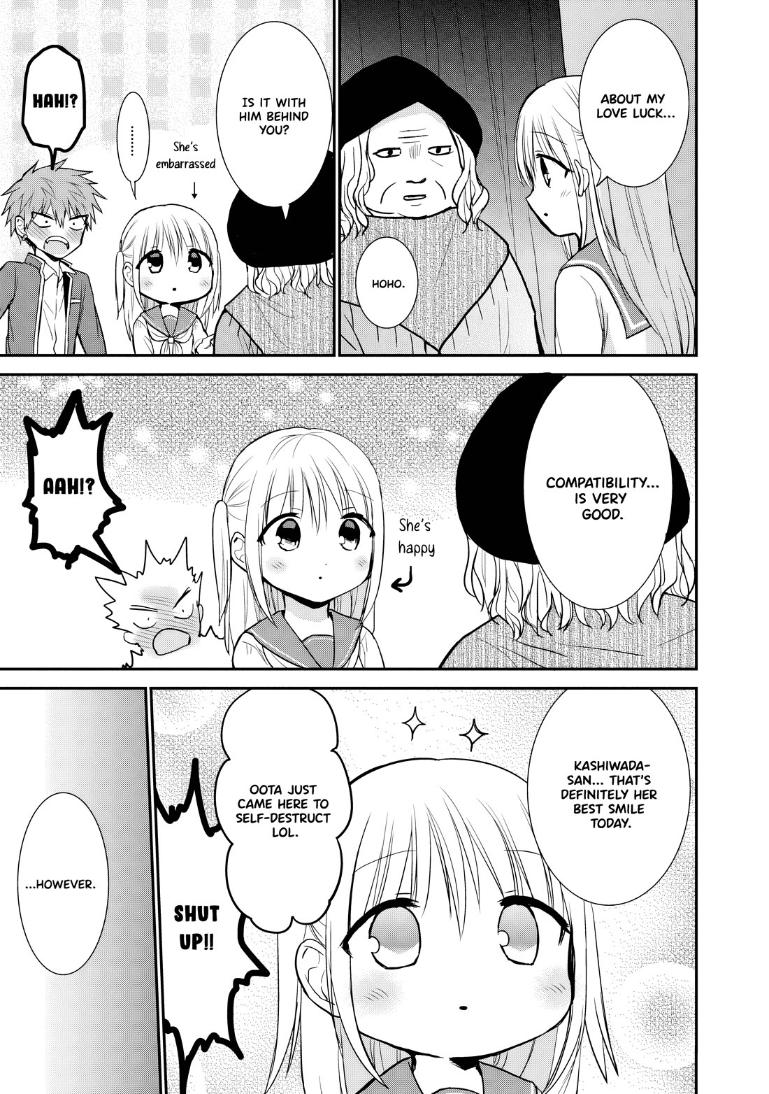 Expressionless Face Girl and Emotional Face Boy Chapter 90 page 8 - Chapter 90: Kashiwada and fortune telling