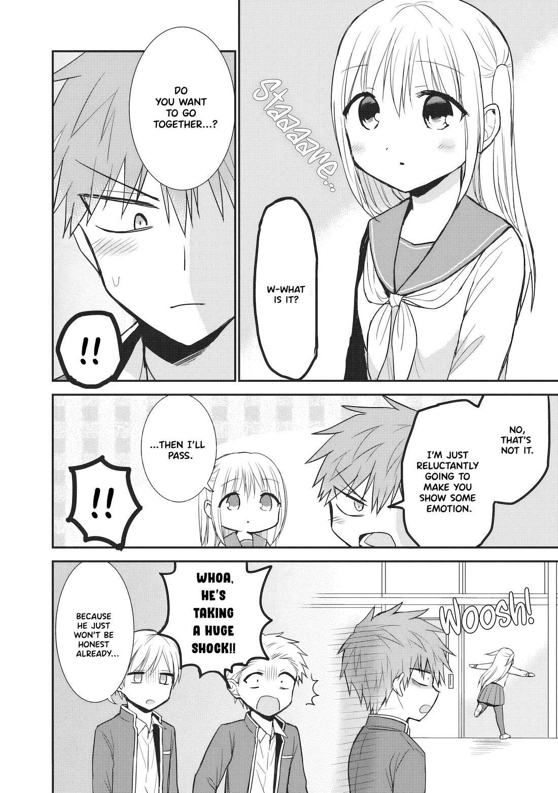 Expressionless Face Girl and Emotional Face Boy Chapter 91 page 3 - Chapter 91: Kashiwada, Oota and the pool