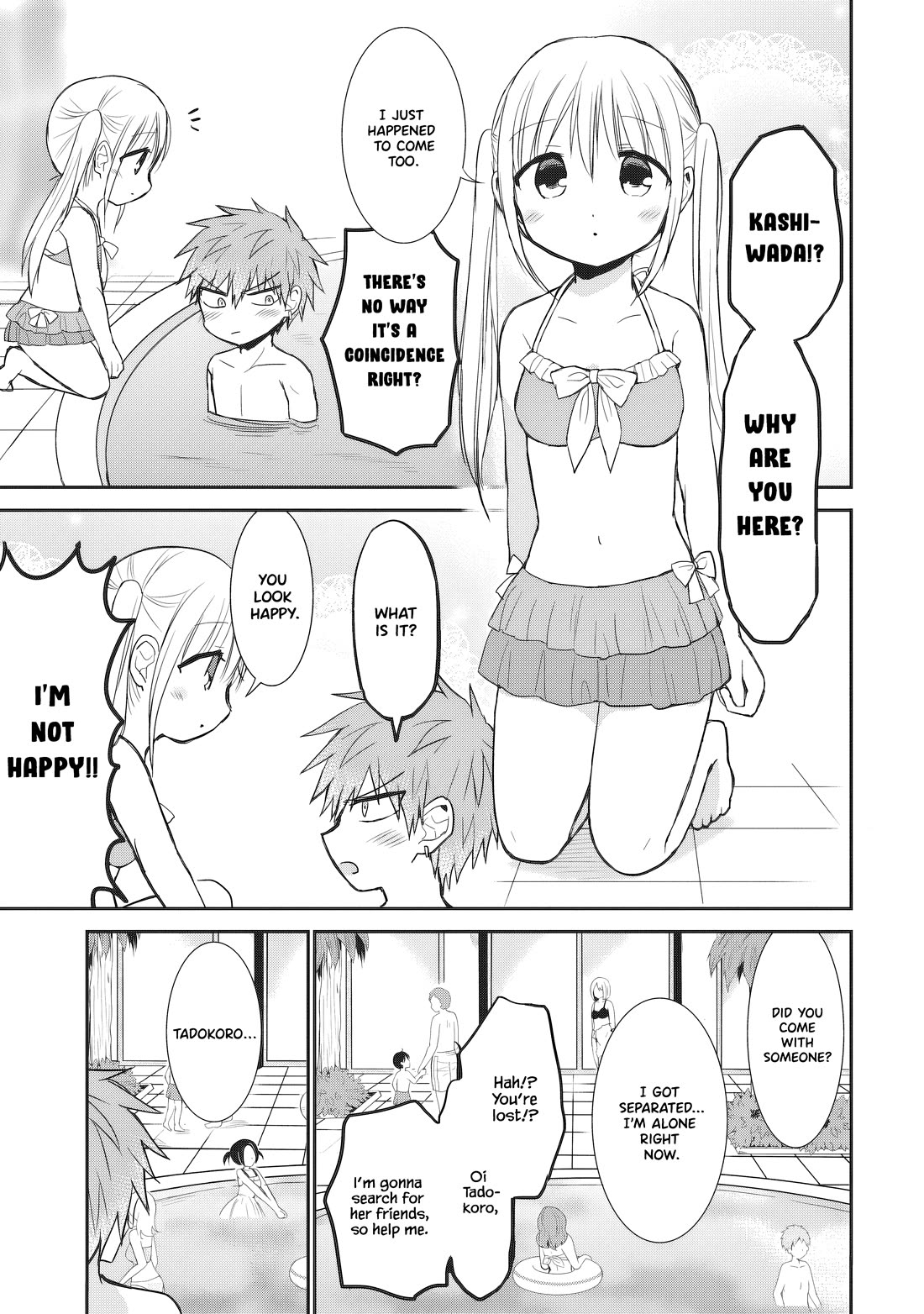 Expressionless Face Girl and Emotional Face Boy Chapter 91 page 6 - Chapter 91: Kashiwada, Oota and the pool