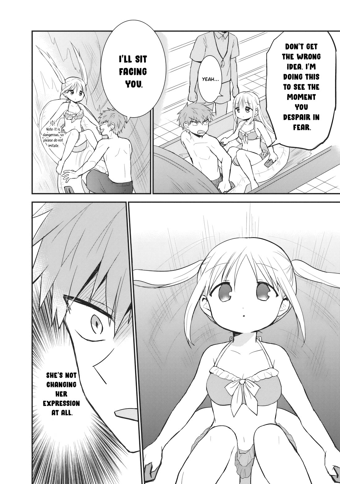 Expressionless Face Girl and Emotional Face Boy Chapter 92 page 11 - Chapter 92: Kashiwada, Oota and the pool 2