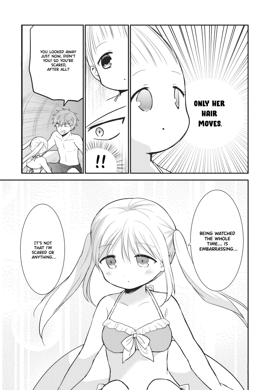 Expressionless Face Girl and Emotional Face Boy Chapter 92 page 12 - Chapter 92: Kashiwada, Oota and the pool 2