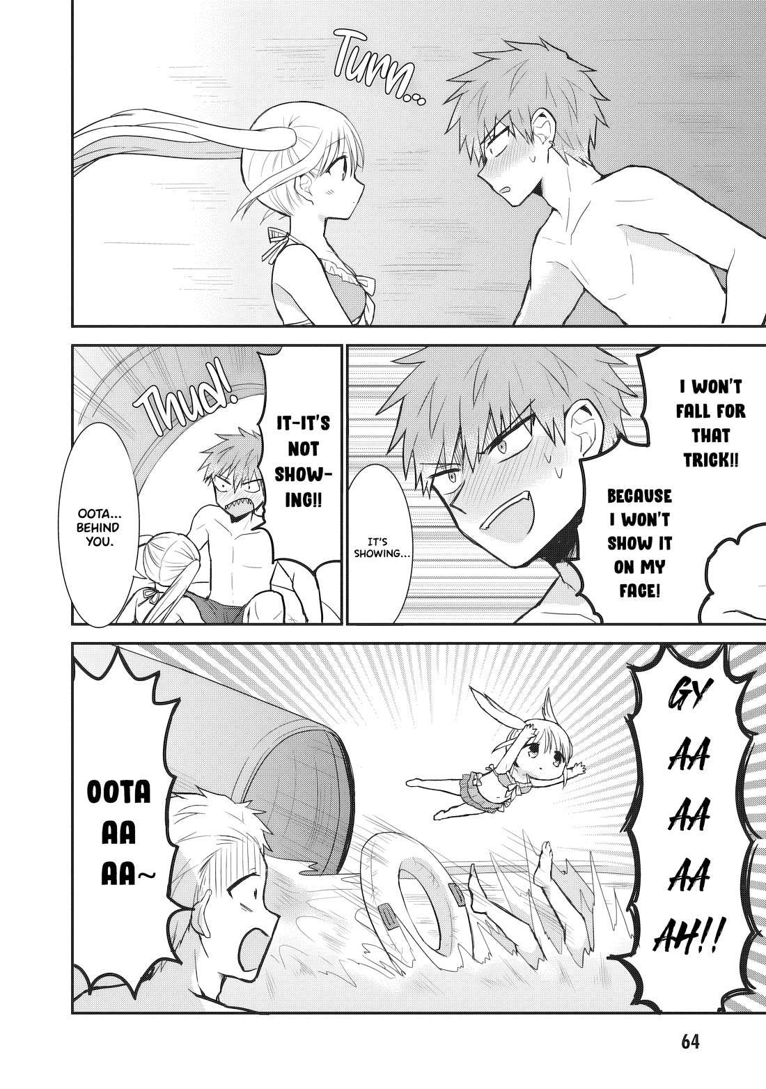 Expressionless Face Girl and Emotional Face Boy Chapter 92 page 13 - Chapter 92: Kashiwada, Oota and the pool 2