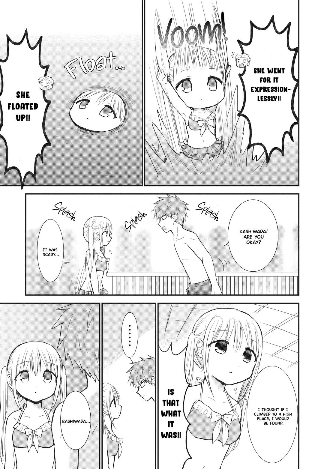 Expressionless Face Girl and Emotional Face Boy Chapter 92 page 6 - Chapter 92: Kashiwada, Oota and the pool 2