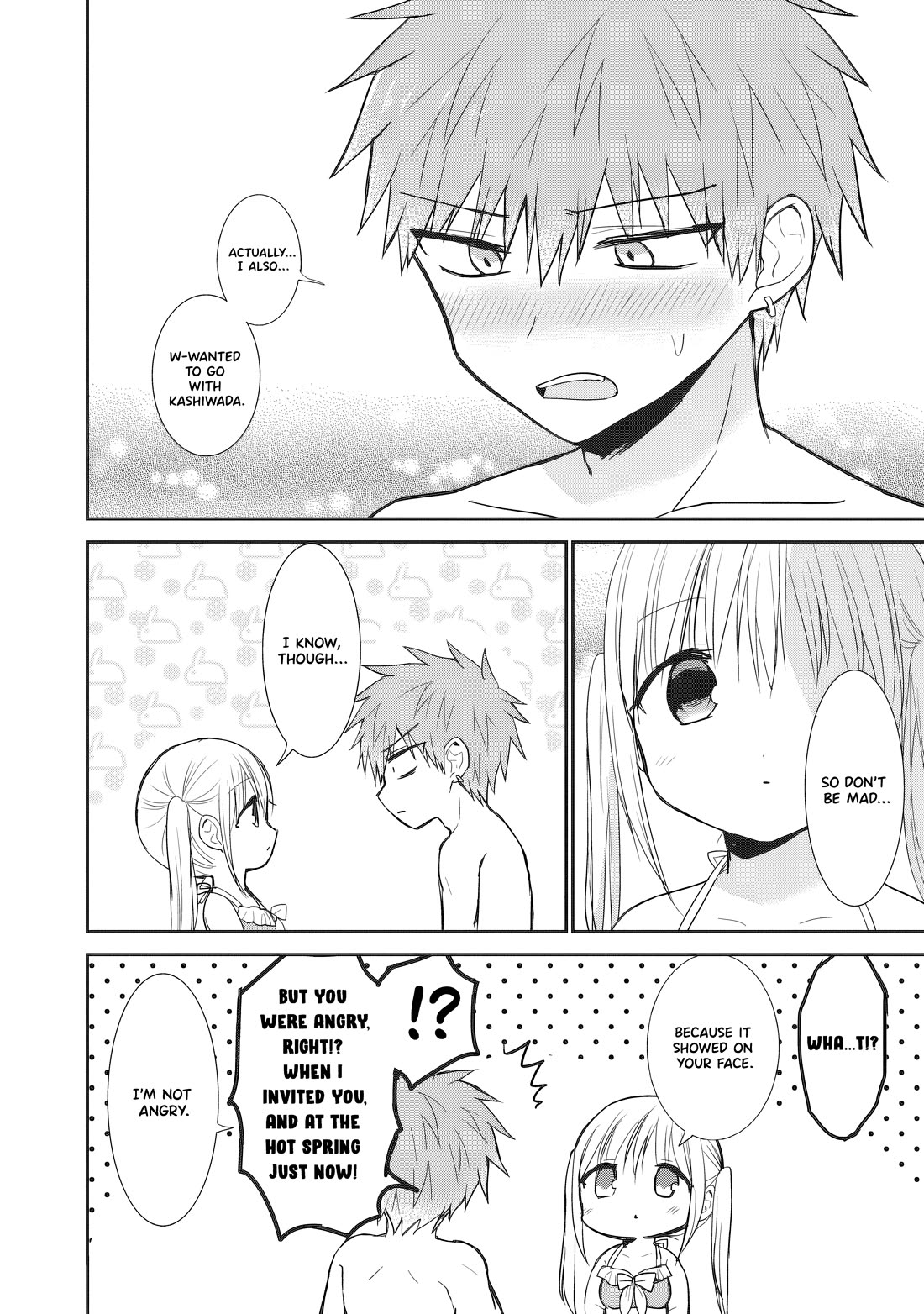 Expressionless Face Girl and Emotional Face Boy Chapter 92 page 7 - Chapter 92: Kashiwada, Oota and the pool 2