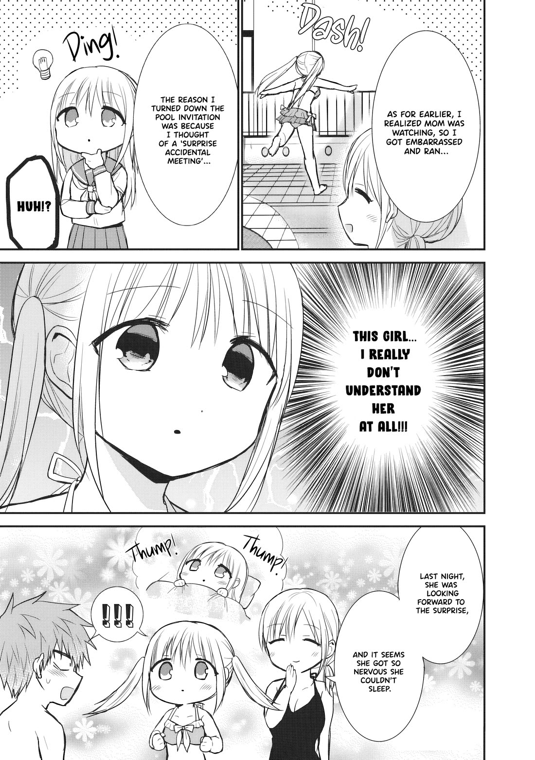 Expressionless Face Girl and Emotional Face Boy Chapter 92 page 8 - Chapter 92: Kashiwada, Oota and the pool 2