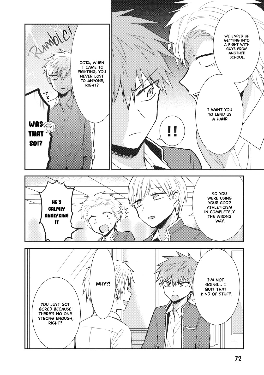 Expressionless Face Girl and Emotional Face Boy Chapter 93 page 7 - Chapter 93: Oota's Past