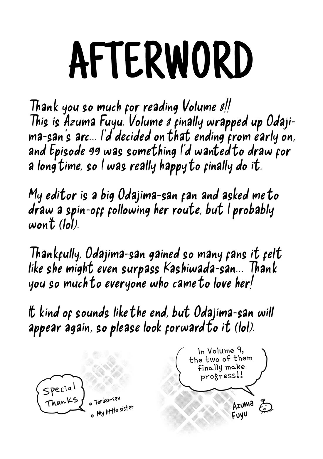 Expressionless Face Girl and Emotional Face Boy Chapter 99.5 page 10 - Chapter 99.5