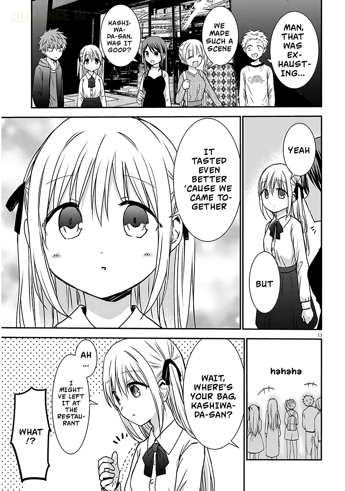 Expressionless Kashiwada-san and Emotional Oota-kun + Chapter 12 page 12 - Chapter 12: Kashiwada-san's First Saize