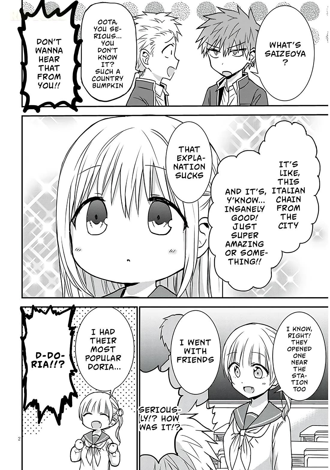 Expressionless Kashiwada-san and Emotional Oota-kun + Chapter 12 page 3 - Chapter 12: Kashiwada-san's First Saize