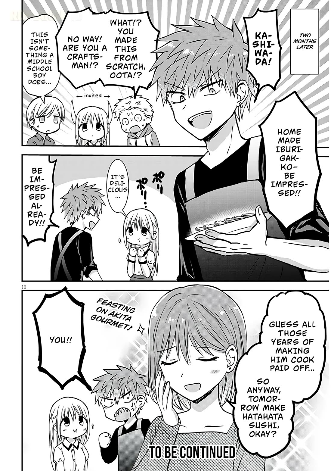 Expressionless Kashiwada-san and Emotional Oota-kun + Chapter 14 page 11 - Chapter 14: Oota-kun Cooking