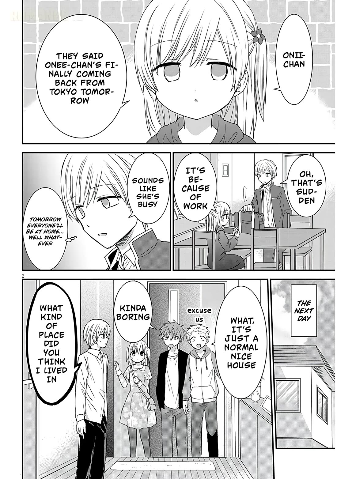 Expressionless Kashiwada-san and Emotional Oota-kun + Chapter 18 page 3 - Chapter 18: Sata-kun's House