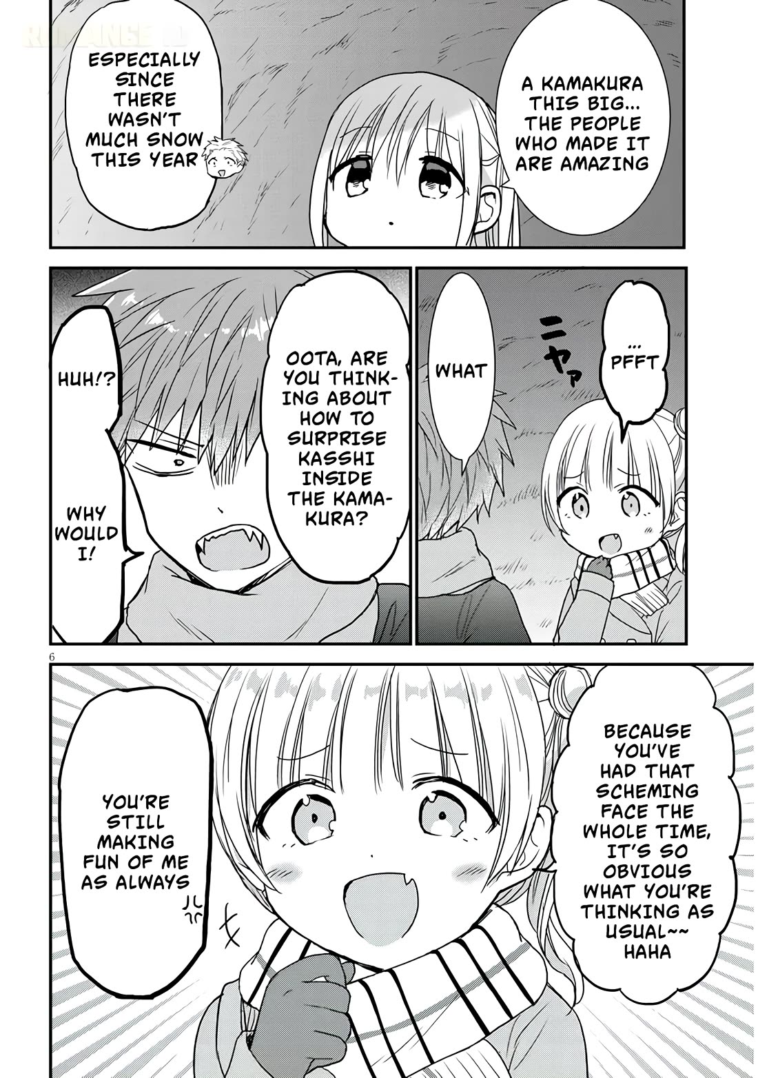 Expressionless Kashiwada-san and Emotional Oota-kun + Chapter 20 page 7 - Chapter 20: Odajima-san and The Snow Festival