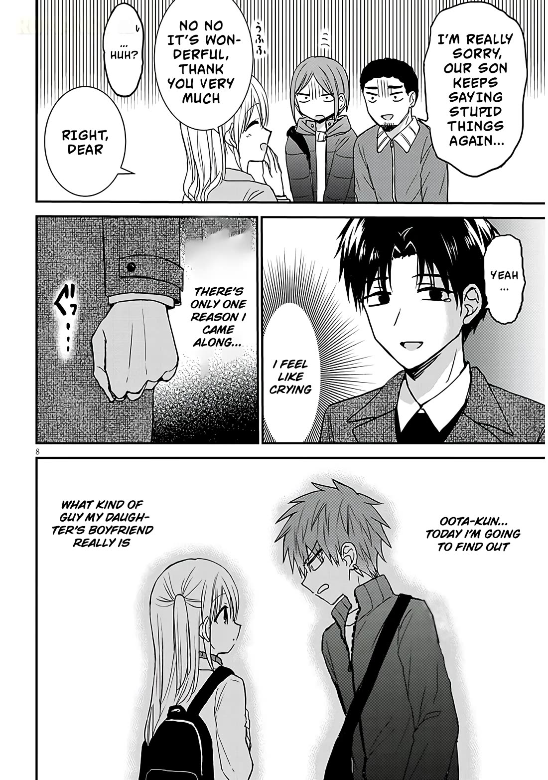 Expressionless Kashiwada-san and Emotional Oota-kun + Chapter 22 page 9 - Chapter 22: Kashiwada-san and The Hidden Hot Spring