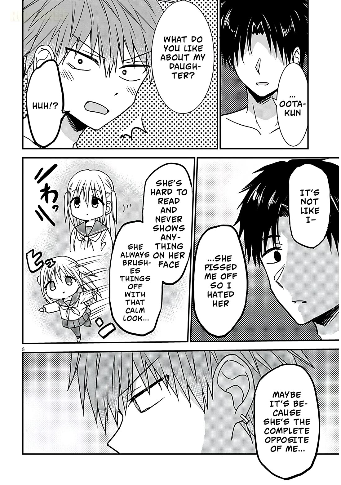 Expressionless Kashiwada-san and Emotional Oota-kun + Chapter 23 page 9 - Chapter 23: Oota-kun's Hot Spring Trip