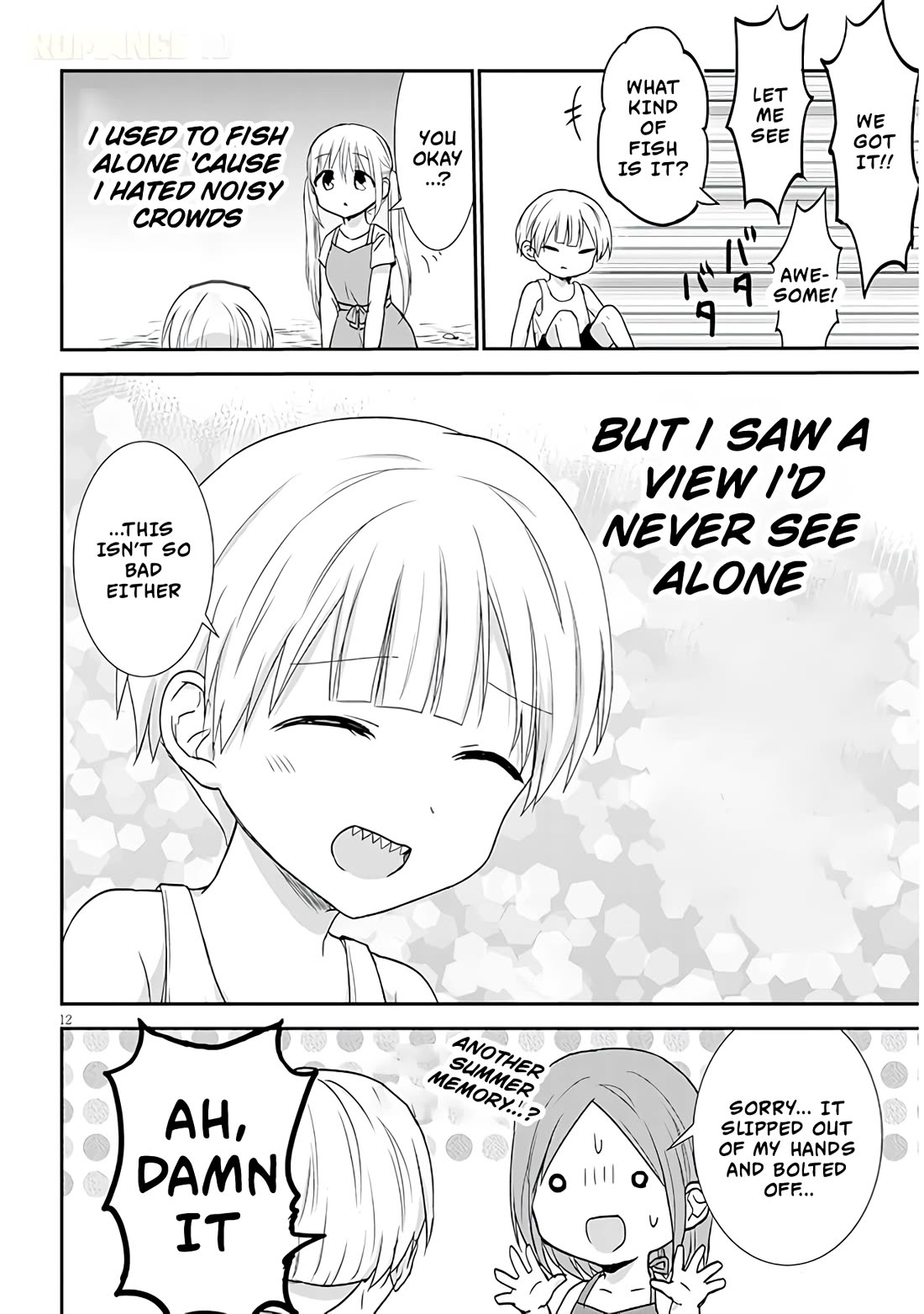 Expressionless Kashiwada-san and Emotional Oota-kun + Chapter 4 page 9 - Chapter 4: Kashiwada-san and Fishing