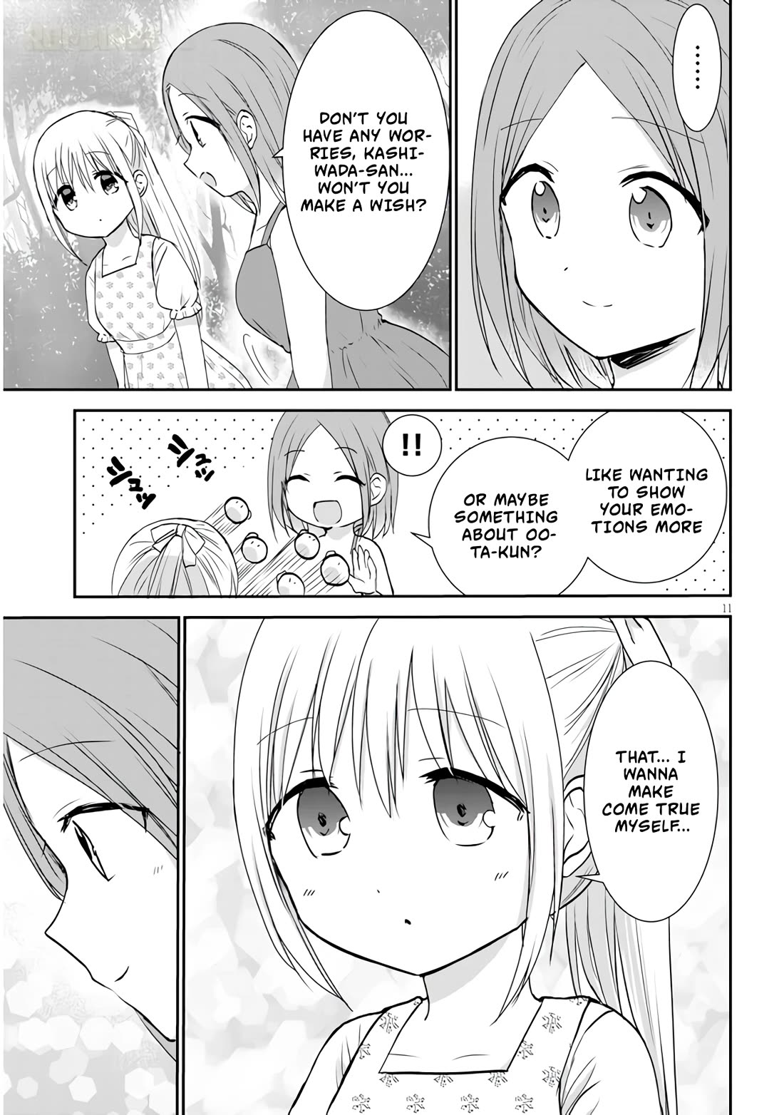 Expressionless Kashiwada-san and Emotional Oota-kun + Chapter 5 page 12 - Chapter 5: Kashiwada-san and The Secret Place