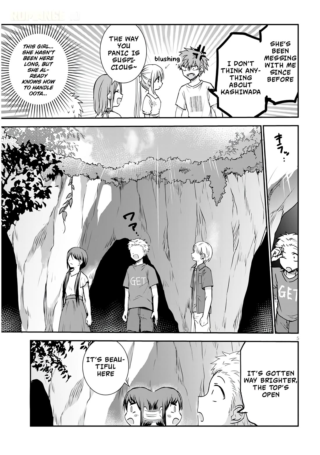 Expressionless Kashiwada-san and Emotional Oota-kun + Chapter 5 page 6 - Chapter 5: Kashiwada-san and The Secret Place