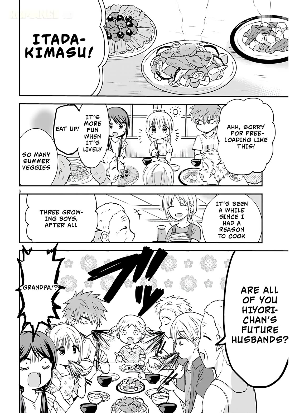 Expressionless Kashiwada-san and Emotional Oota-kun + Chapter 6 page 9 - Chapter 6: Kashiwada-san's Grandma