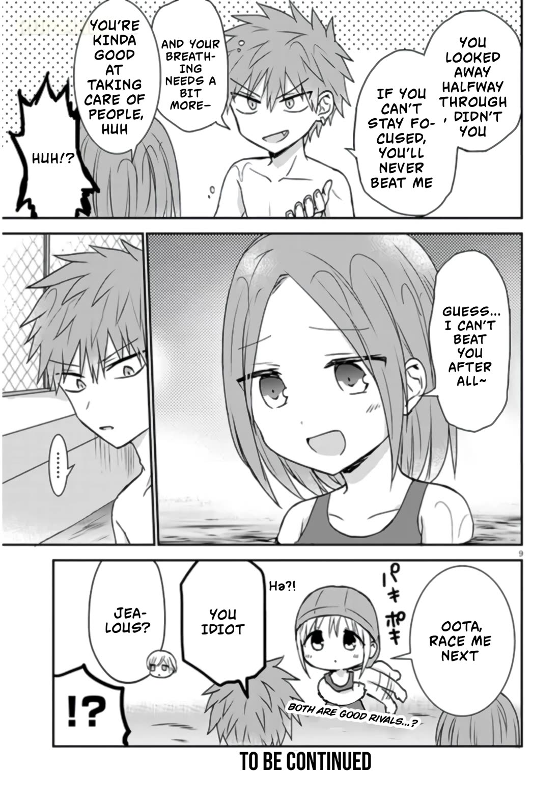 Expressionless Kashiwada-san and Emotional Oota-kun + Chapter 7 page 10 - Chapter 7: Kashiwada-san, Oota-kun, and The Natatorium