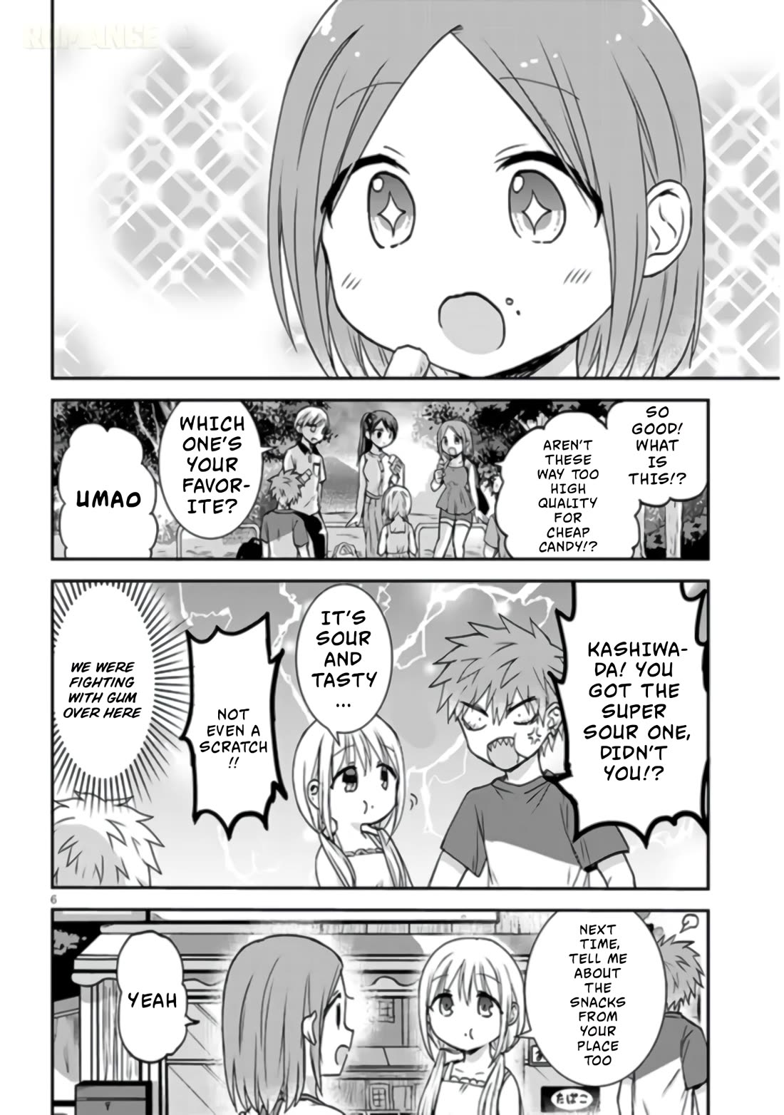 Expressionless Kashiwada-san and Emotional Oota-kun + Chapter 8 page 7 - Chapter 8: Kashiwada-san, Oota-kun, and The Snack Shop