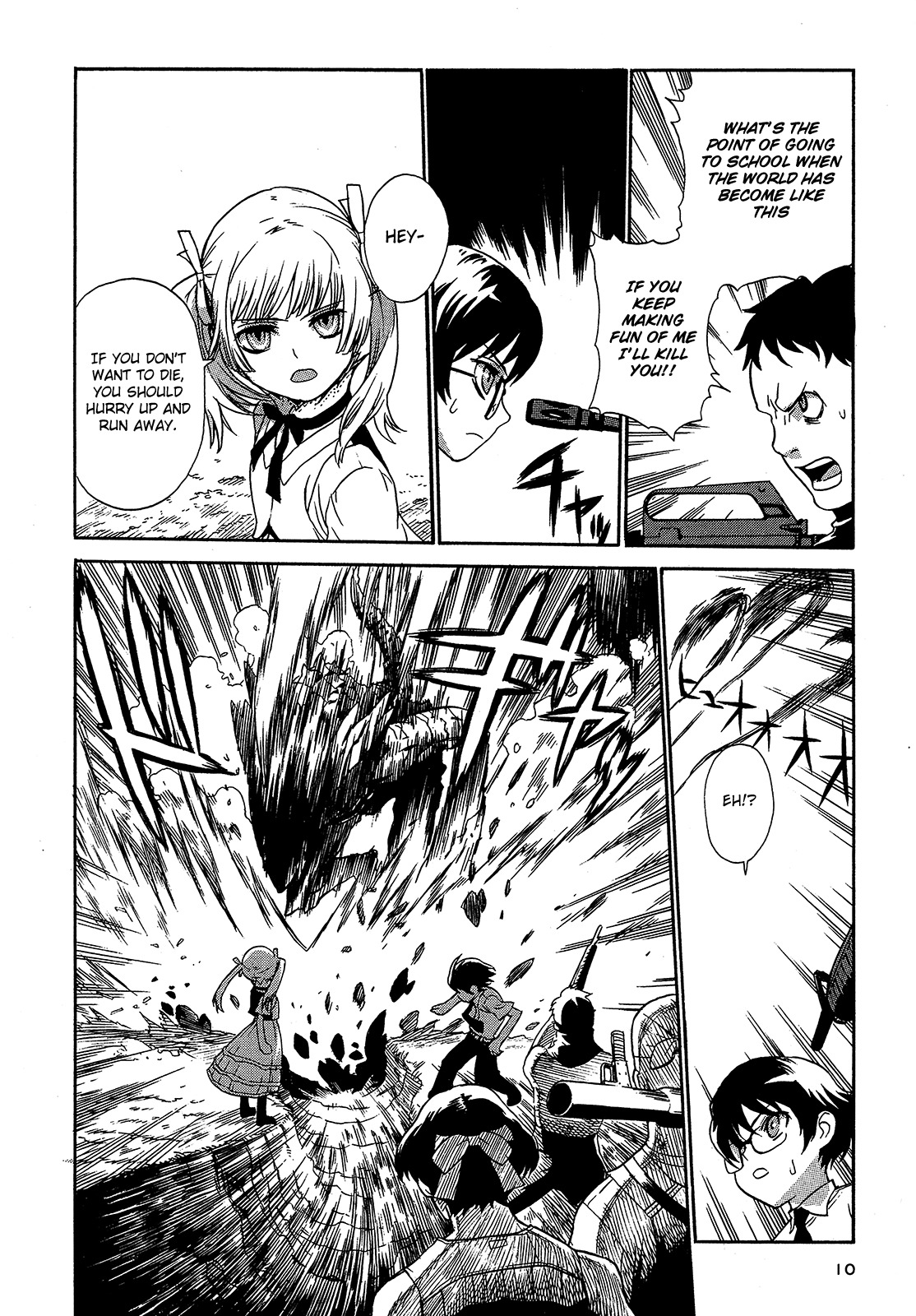 Extra Existence Chapter 1 page 10 - Chapter 1: Collapse of Shinjuku Part 1
