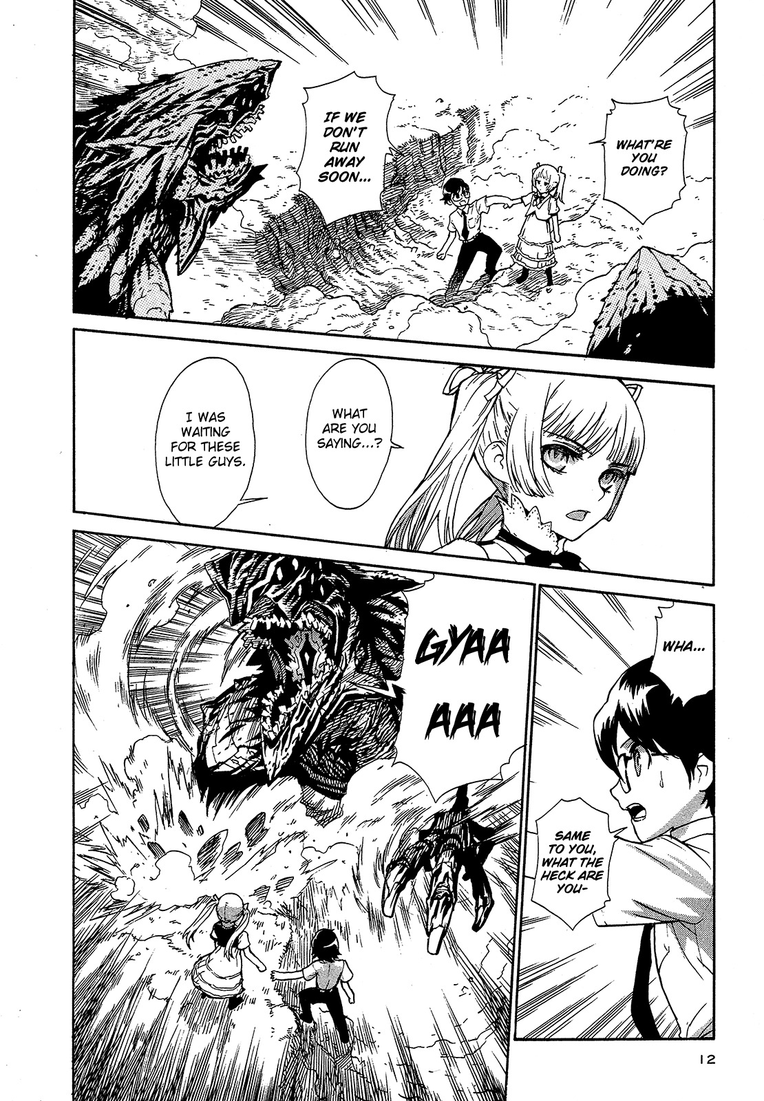 Extra Existence Chapter 1 page 12 - Chapter 1: Collapse of Shinjuku Part 1