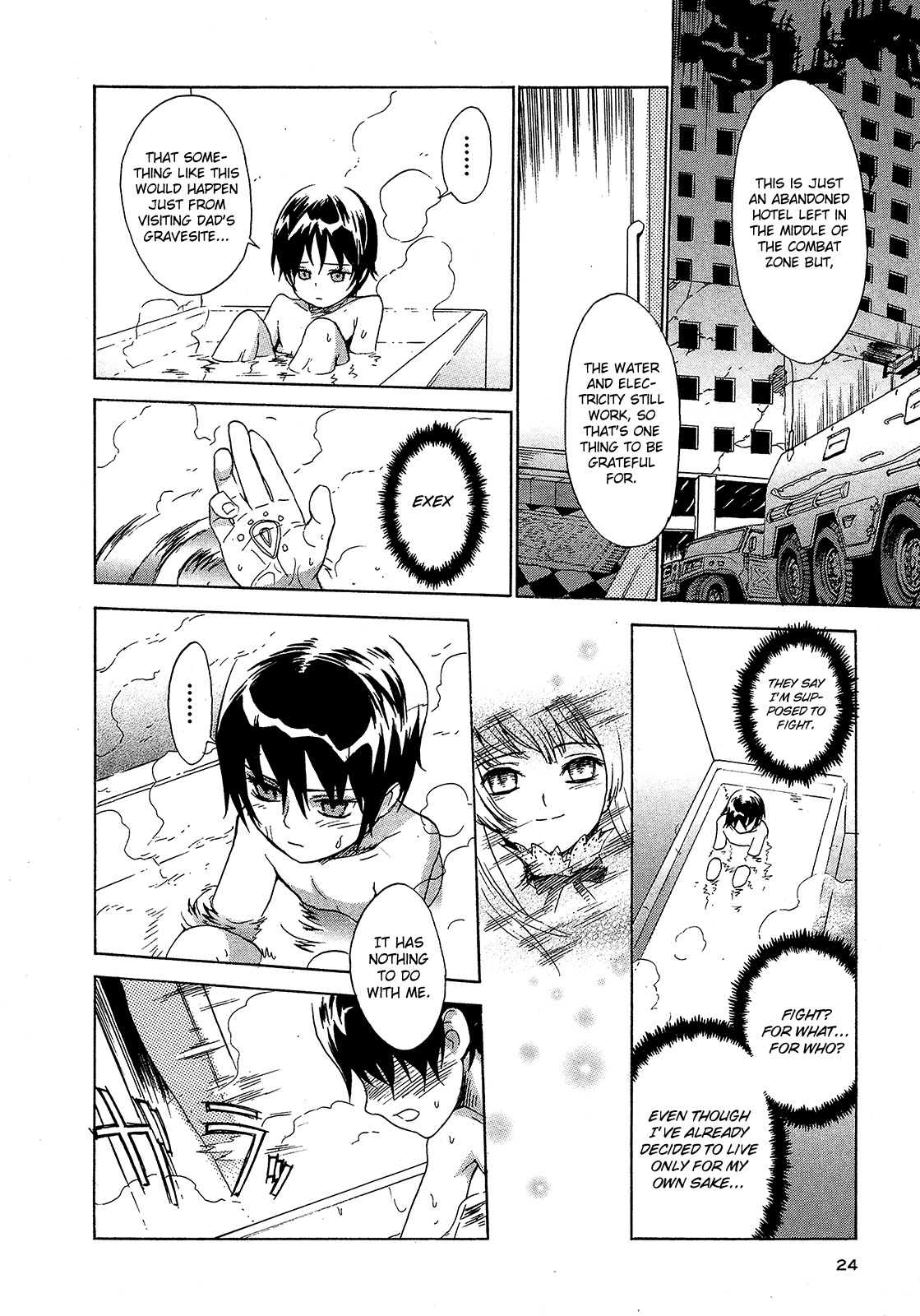 Extra Existence Chapter 1 page 24 - Chapter 1: Collapse of Shinjuku Part 1