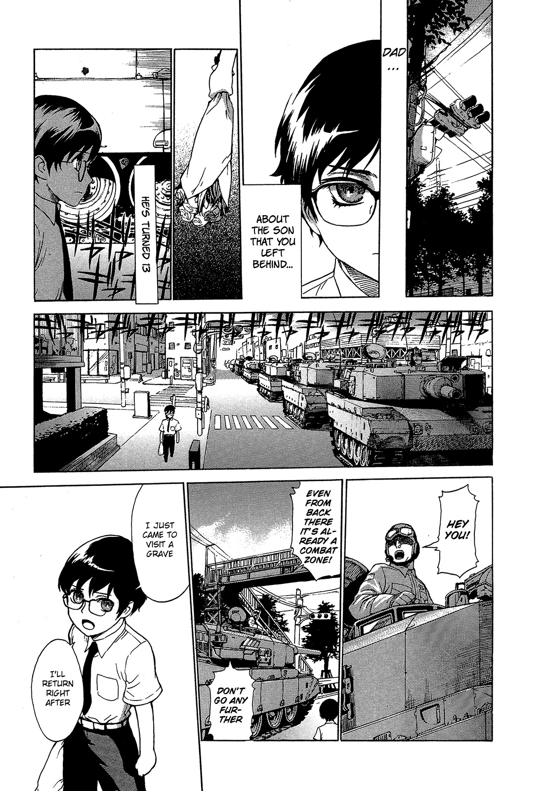Extra Existence Chapter 1 page 4 - Chapter 1: Collapse of Shinjuku Part 1