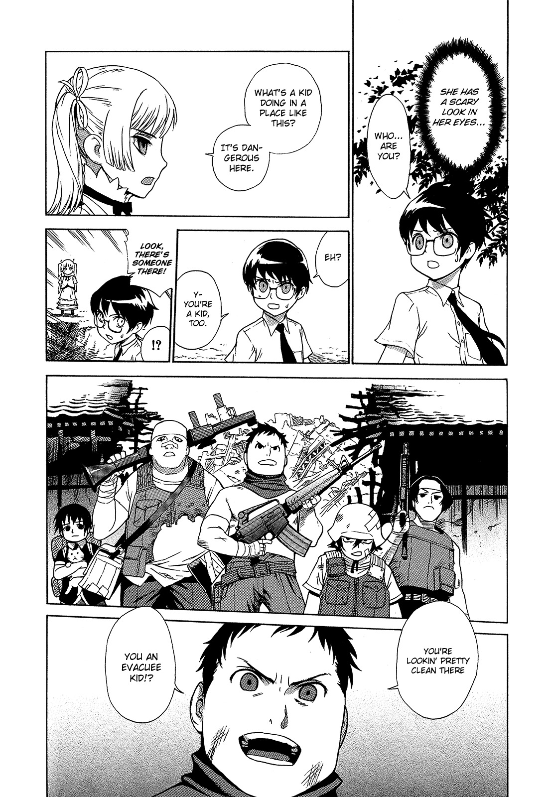 Extra Existence Chapter 1 page 8 - Chapter 1: Collapse of Shinjuku Part 1