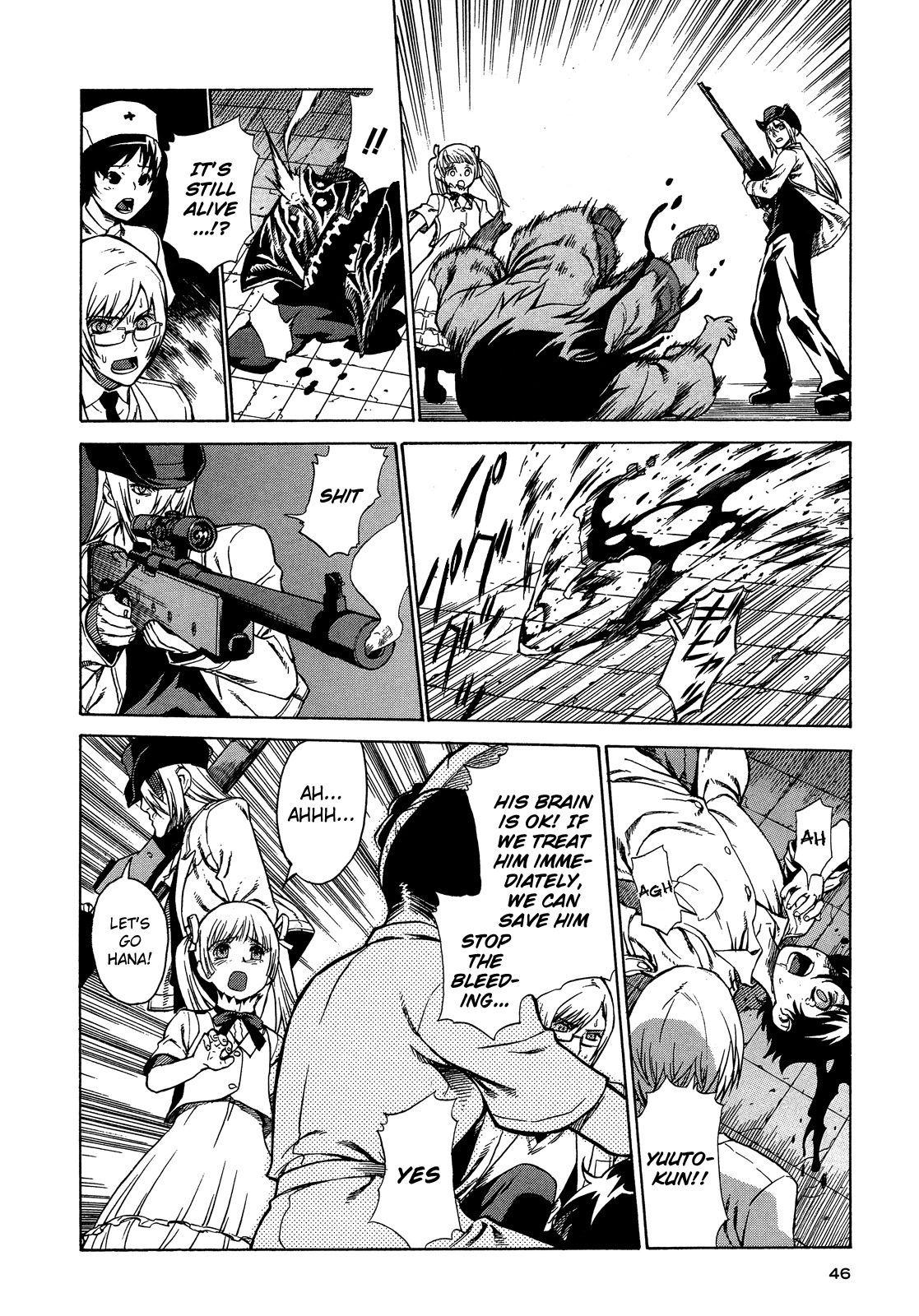Extra Existence Chapter 2 page 16 - Chapter 2: Collapse of Shinjuku Part 2
