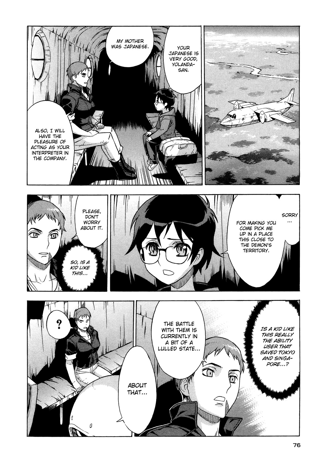 Extra Existence Chapter 3 page 14 - Chapter 3: "Battle of Warsaw" Part 1