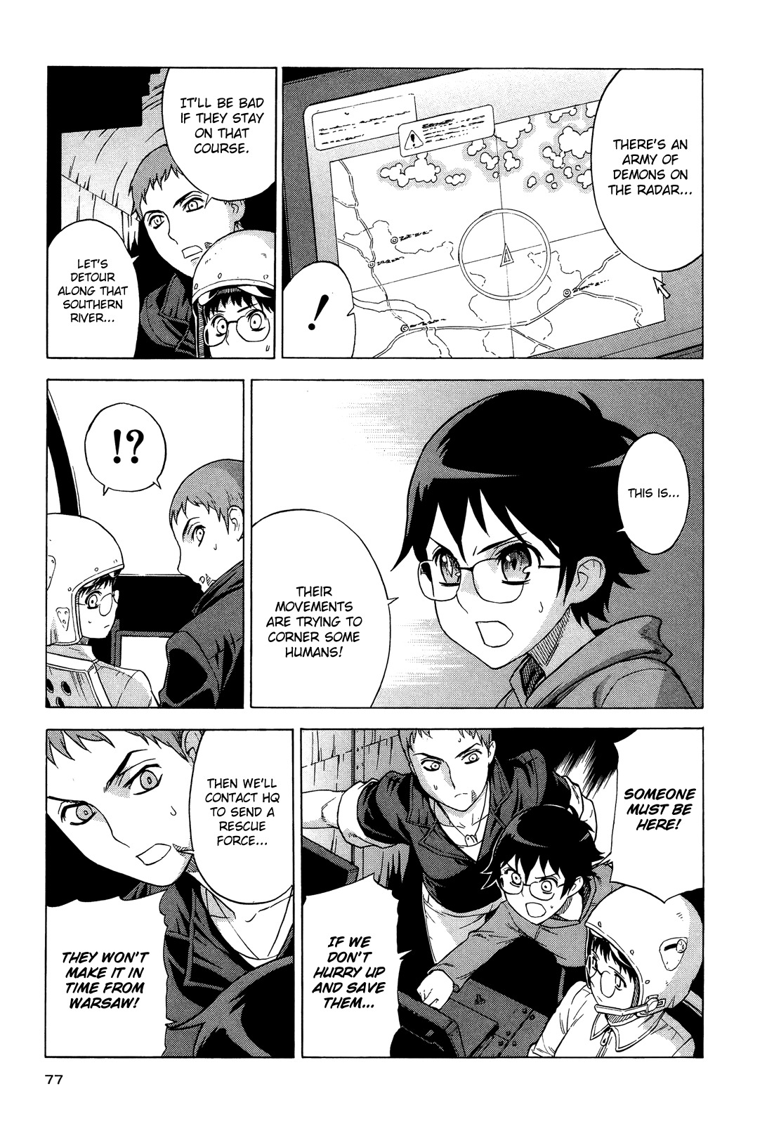 Extra Existence Chapter 3 page 15 - Chapter 3: "Battle of Warsaw" Part 1