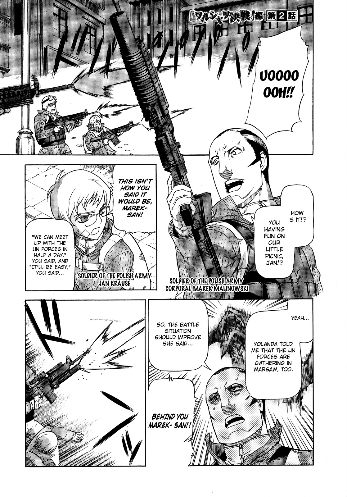 Extra Existence Chapter 4 page 2 - Chapter 4: "Battle of Warsaw" Part 2