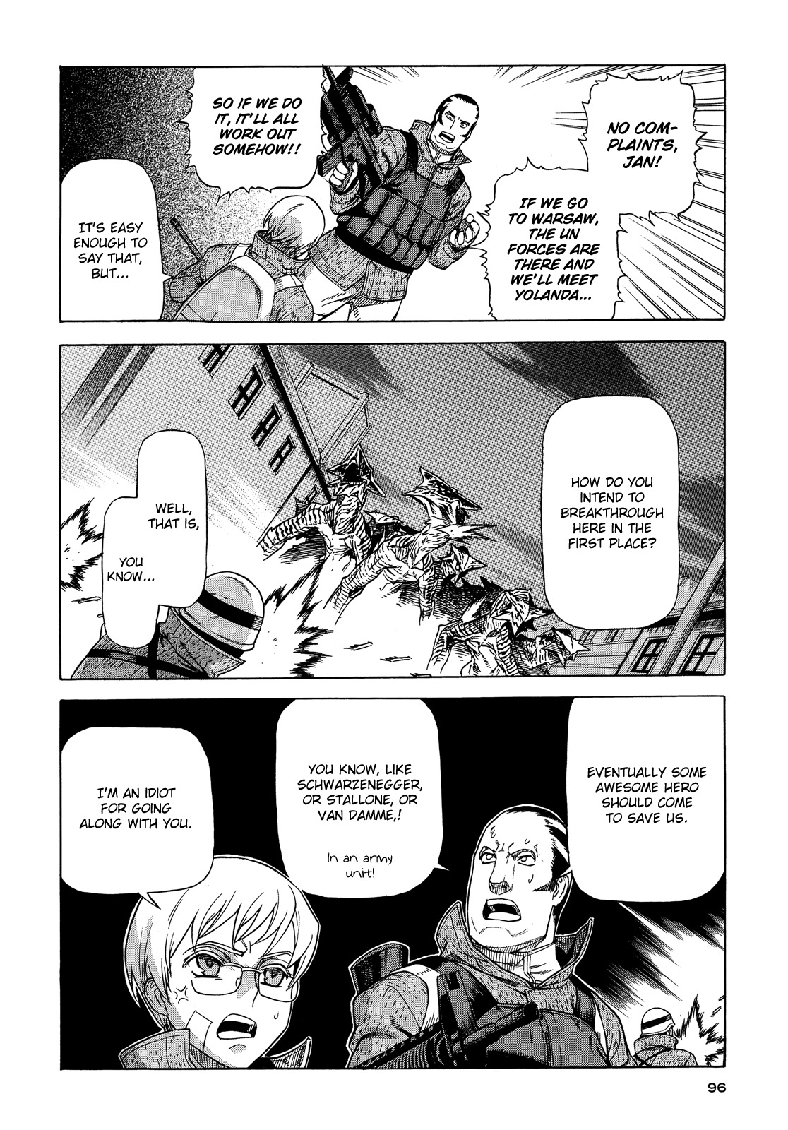 Extra Existence Chapter 4 page 5 - Chapter 4: "Battle of Warsaw" Part 2