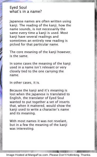 Eyed Soul Chapter 2 page 1 - Chapter 2