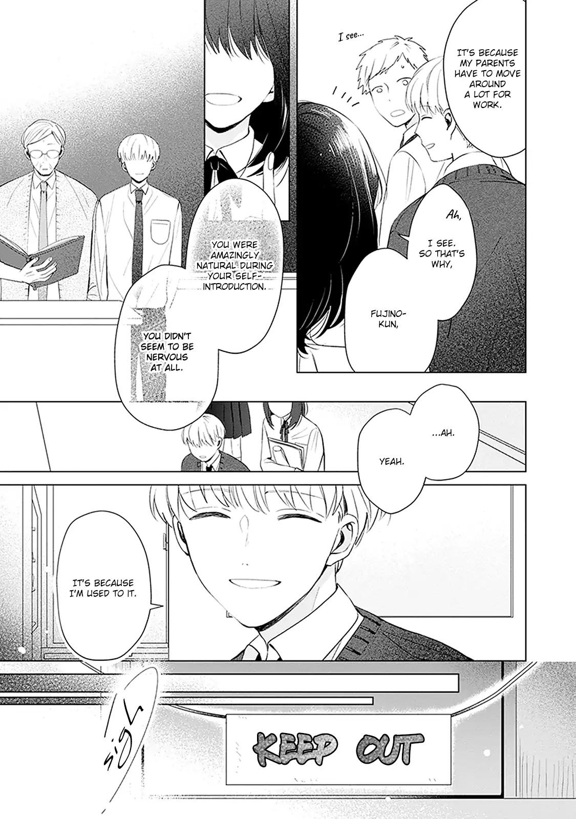 Eyes speak more love than the mouth Chapter 1 page 12 - Chapter 1