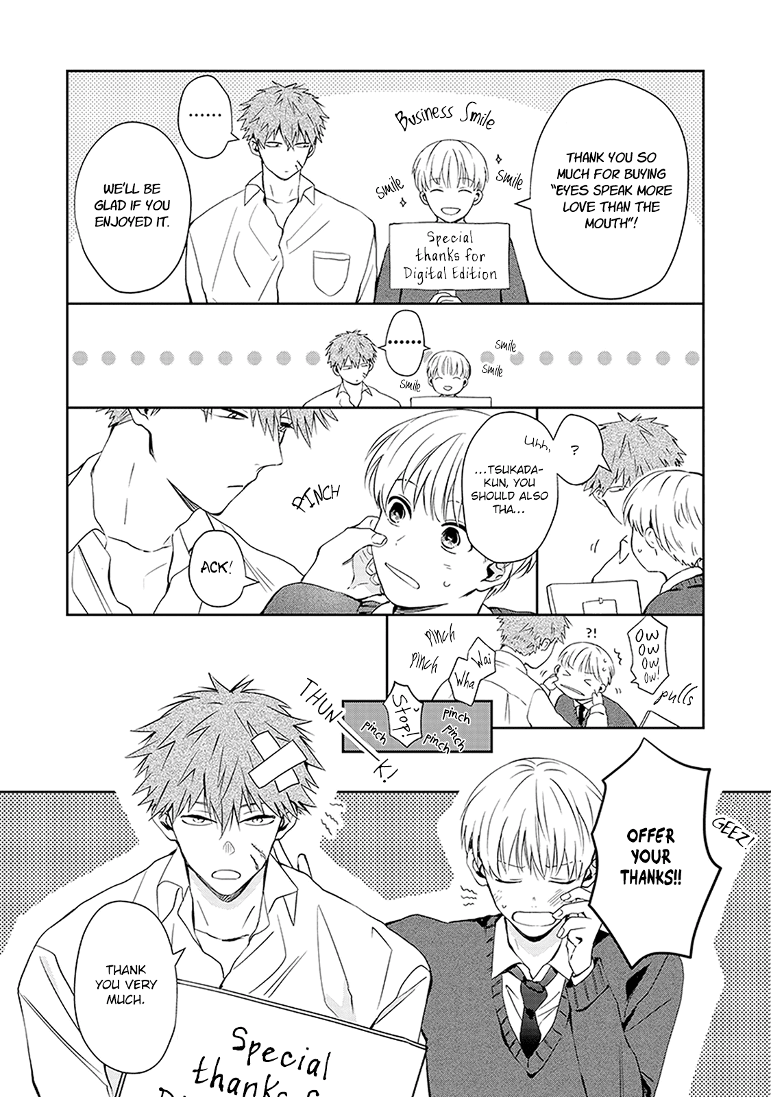 Eyes speak more love than the mouth Chapter 4.5 page 22 - Chapter 4.5