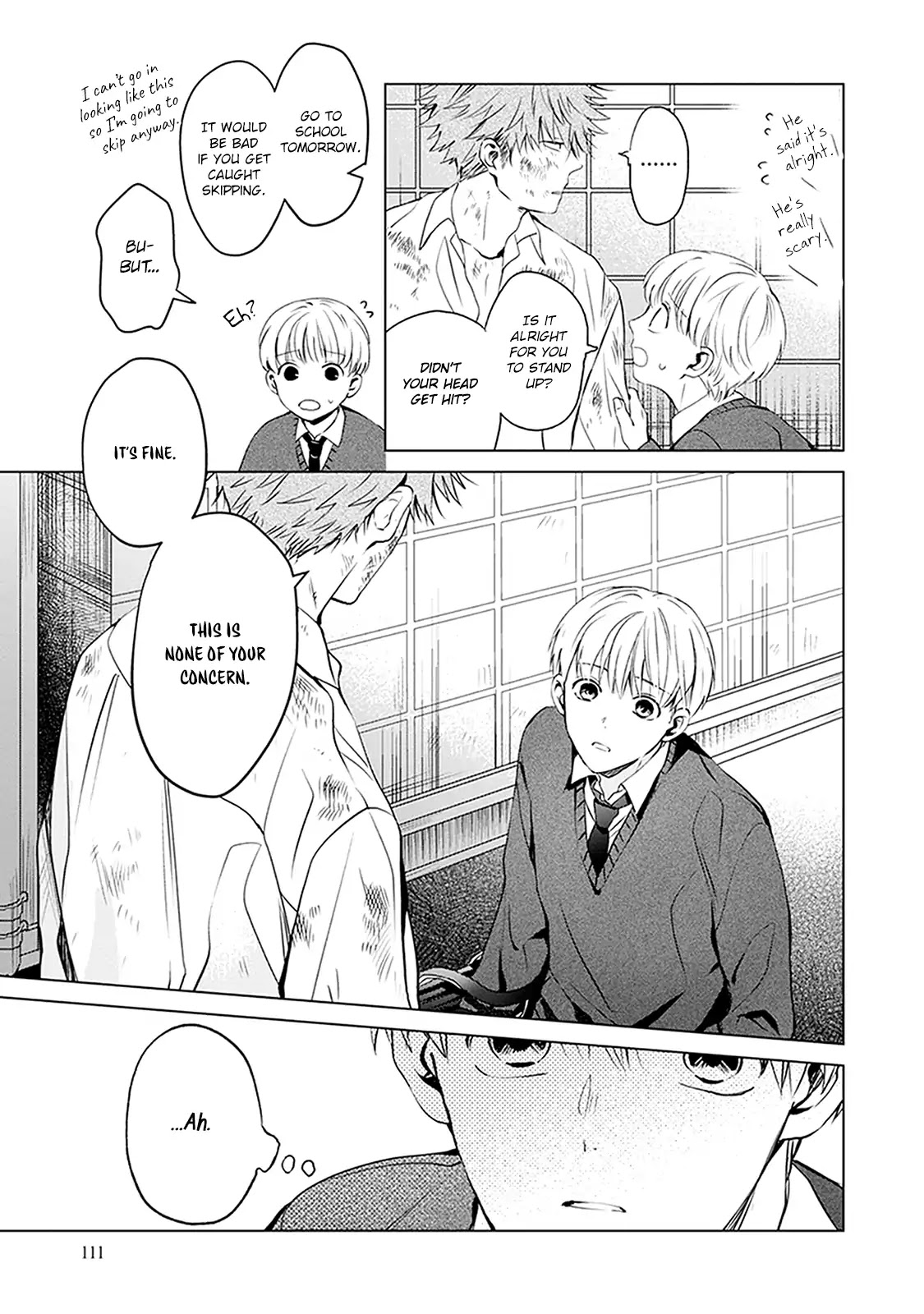 Eyes speak more love than the mouth Chapter 4 page 8 - Chapter 4