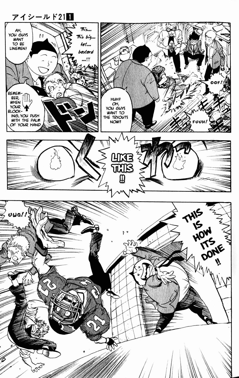Eyeshield 21 Chapter 1 page 28 - Chapter 1: The Man with The Golden Legs