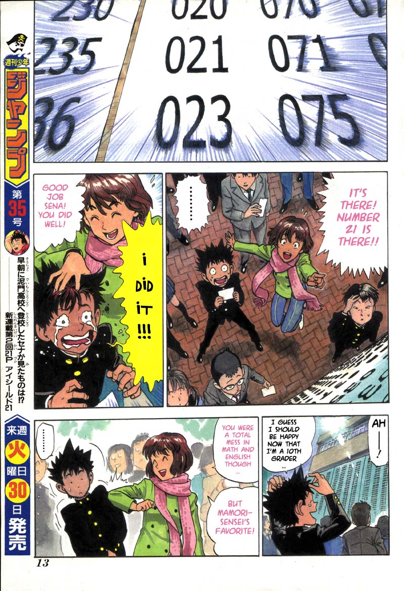 Eyeshield 21 Chapter 1 page 7 - Chapter 1: The Man with The Golden Legs